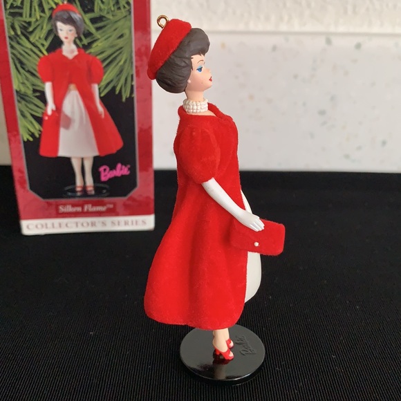 1998 Hallmark Silken Flame Barbie Ornament - Picture 14 of 16
